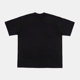 Flower spray printing over t-shirt