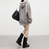 [NONCODE] (Unisex) Miffen Two-Way Washing Hood Zip Up