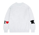 [UNISEX]Elbow I LOVE Bear Sweatshirt