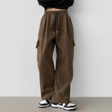 Corduroy Balloon Fit Wide Banding Training Pants