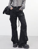 Milan cargo bootcut pants