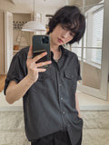 Jay Stripe Roll Up Short Sleeve Shirt