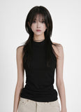 Glam Halter Shirring Top