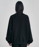 Raglan High Neck Arch Logo Sweatshirt