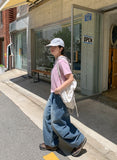 Shuimi balloon wide denim pants