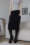 Hats Line Midi Skirt