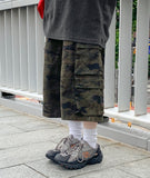 [unisex] Steel Camo Cargo Banding Bermuda Pants