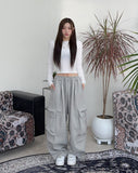 Pero Zipper Cargo Sweatpants