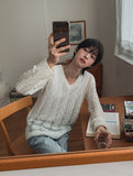 Kuri Linen Cable Slim Knit