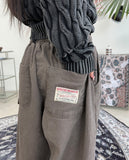 Root Pigment Work Balloon Pants