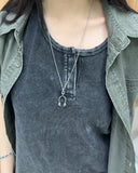 Headphone pendant chain necklace