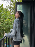From Two Way Washing Vintage Knit Zip-up