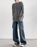 Rudolph Pigment Cable Knit