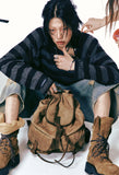[Handmade/LAN ARCHIVE] Suede Long Desert Boots