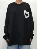 HEART LONG SLEEVE T