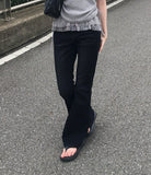 Koren Bootcut Long Vintage Washing Denim Pants