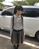 Iri midi flare skirt