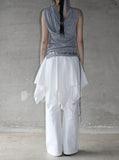 Mephi Shirring Hood Sleeveless
