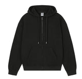 YARN OVER BACK Hood Zip-Up
