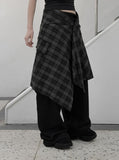 Sherbell Pocket Wrap Layered Skirt