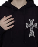 DOT CROSS LACE Hoodie