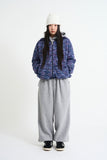 Reversible fleece zip-up jumper