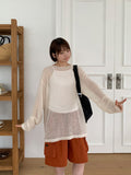 [unisex] Kelpid Summer Net See-through Knit