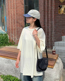 [unisex] Gyuk Stitch Over Short Sleeve Tee