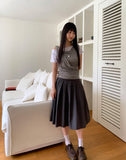 Hoen Drape One Off-Shoulder Sleeveless T-Shirt
