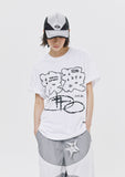 SHINING SLOGAN TEE SHIRT