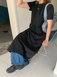 Hirot Short Sleeve Nylon Pocket Long One Piece