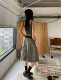 [U-BASIC] Tommy Basic Square Neck Sleeveless (+With Cup)