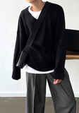 Swed V-neck loose fit knitwear