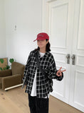 [unisex] Doico Check Over Shirt