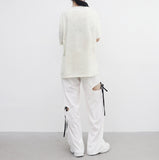 Trenti strap printed T-shirt