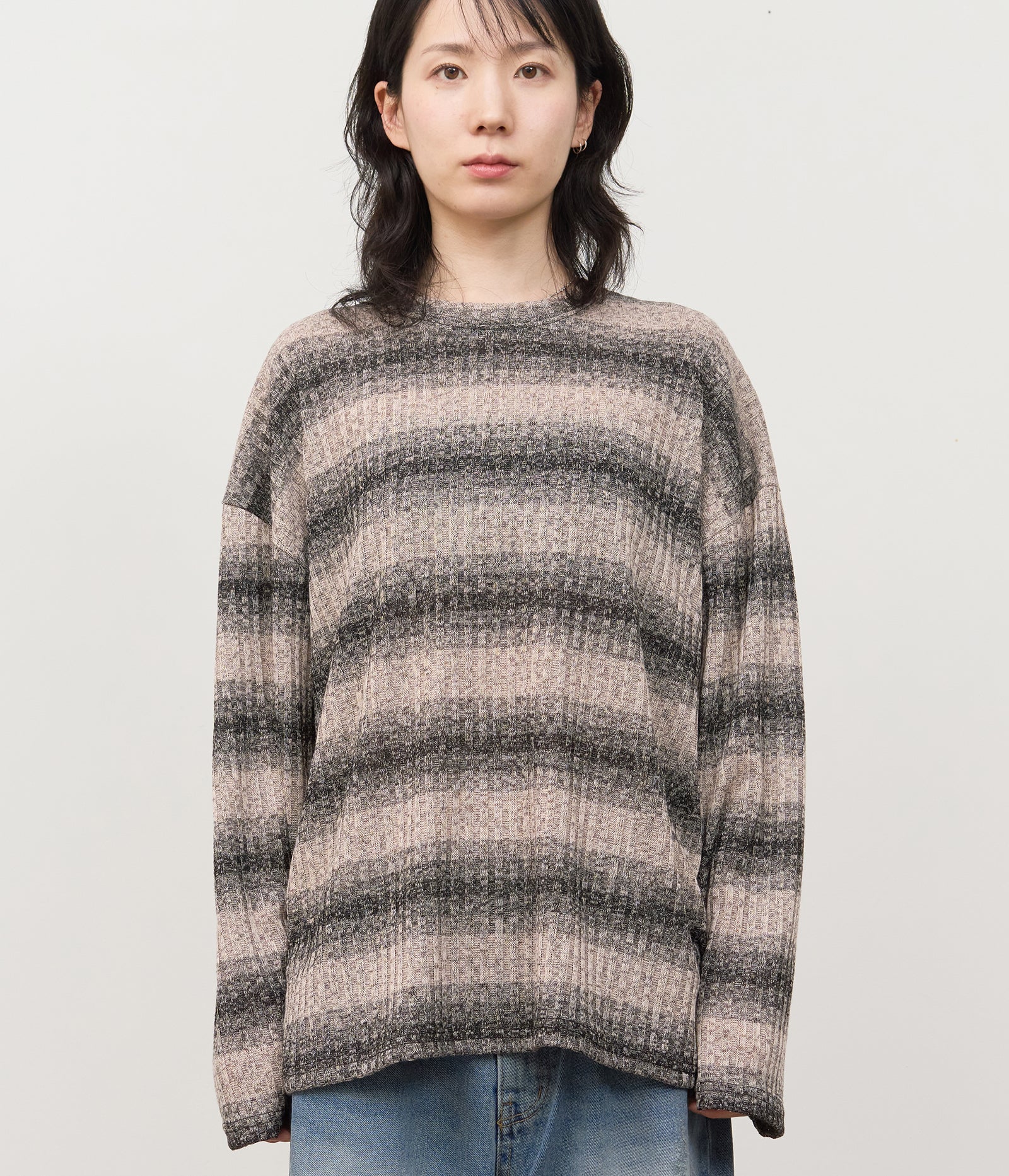 【HI FI FNK】Gradation Longsleeve HI FI FNK(ハイファイファンク) - グラデーション長袖Tシャツ