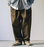 Peer One-Tuck Wide Banding Pants