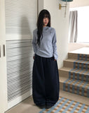 Bakan wide two-way banding pants