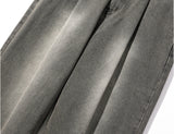 Dust Washing Wide Denim Pants