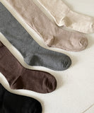 Aruna plain knee socks