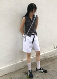 PLAIN BUCKLE SHORTS