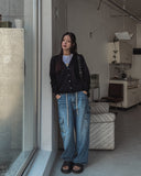 Pete Stopper Wide Denim Cargo Pants