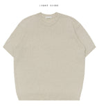Boucle round knit