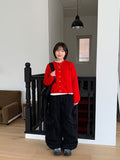 [unisex] Heromi Heart Balloon Wide Denim Pants