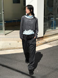 DAMAGE CROP KNIT