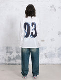 93 V-Neck Mesh Jersey Long Sleeve