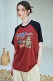 Peaky Rabbit Raglan Short Sleeve Tee