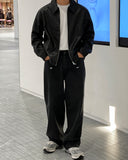 Constan String Leather Jacket