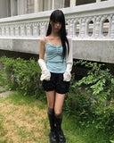 Yuer Ribbon Sleeveless