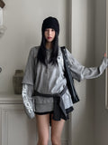 Etista dirty waffle layered long sleeves